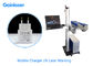 5W 0.15mm Flying UV Laser Marking System With Conveyor Belt
